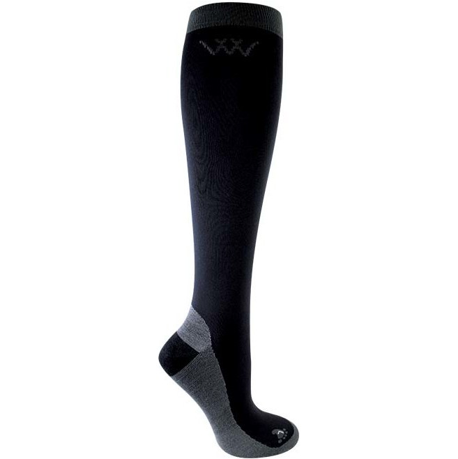 Woof Wear Competition Riding Socks WW0018 - Black